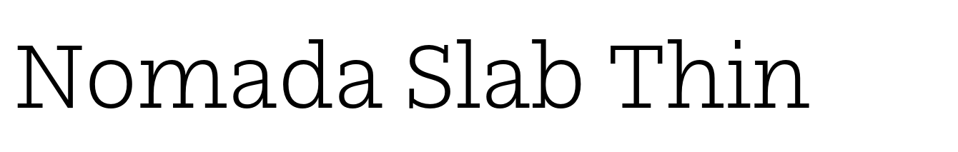 Nomada Slab Thin